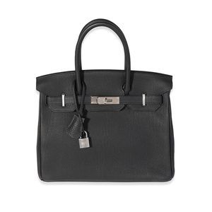 Hermes Black Togo Birkin 30 PHW